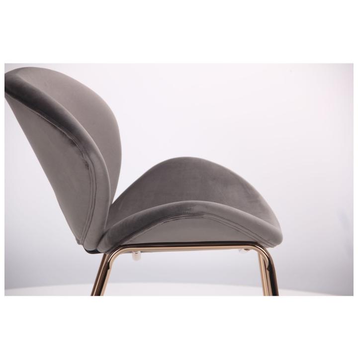 Фото Стілець ALPHABET E GOLD-GRAPHITE AMF (545711)  - Магазин MASMART