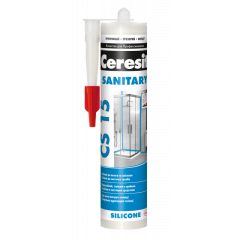 Фото Герметик силіконовий санітарний Ceresit CS15 (прозорий)...  - Магазин MASMART