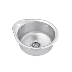 Фото Мойка врезная Kroner 4843 (satin) 480х430х180 (0,8)  - Магазин MASMART