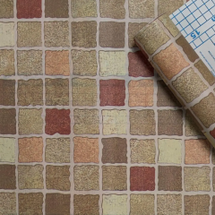 Фото Плівка на самоклейці червона мозаїка 45смх10м 10366-1R  - Магазин MASMART