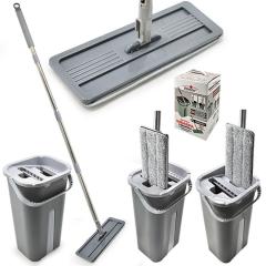 Фото Швабра з відром 15х13х34 см з автоматичним віджимом 1.25м...  - Магазин MASMART