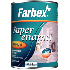 Фото Эмаль алкидная Farbex ПФ-115П слоновая кость 0,9 кг  - Магазин MASMART