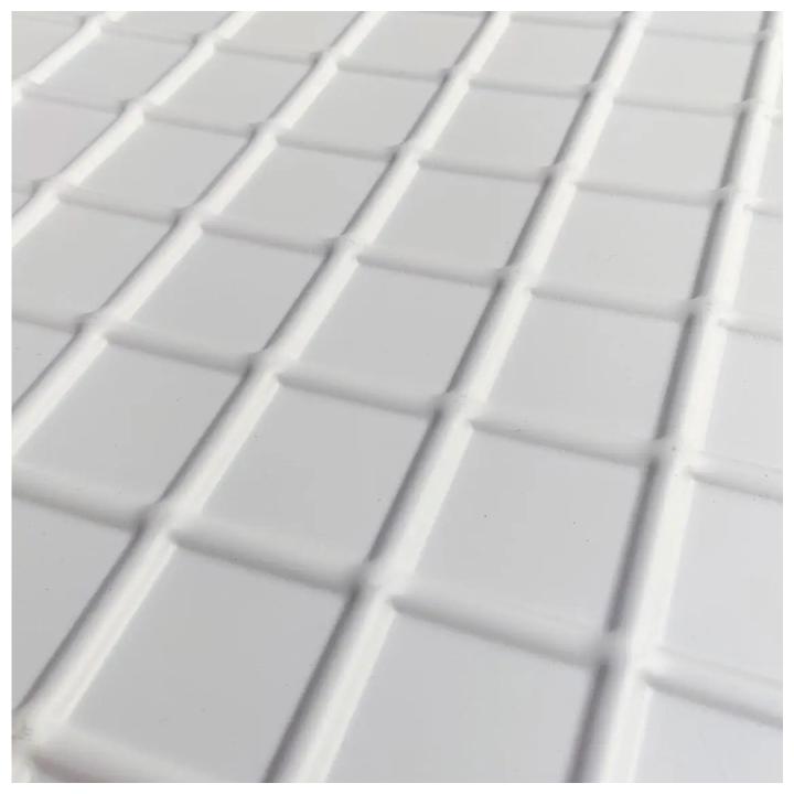 Фото Декоративна 3D-панель ПВХ 1181 960х480х4 мм чорно-біла мозаїка  - Магазин MASMART