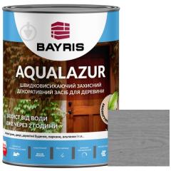 Фото Защитное декоративное средство Bayris Aqualazur серый 0,75 л  - Магазин MASMART