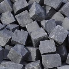 Фото Бруківка Габро 10х10х5 см пиляно-колота (спил з 2 сторон)  - Магазин MASMART