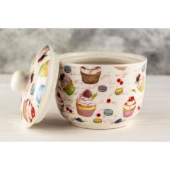 Фото Сахарница с ложкой Десерт S&T 450 мл 2242-9  - Магазин MASMART