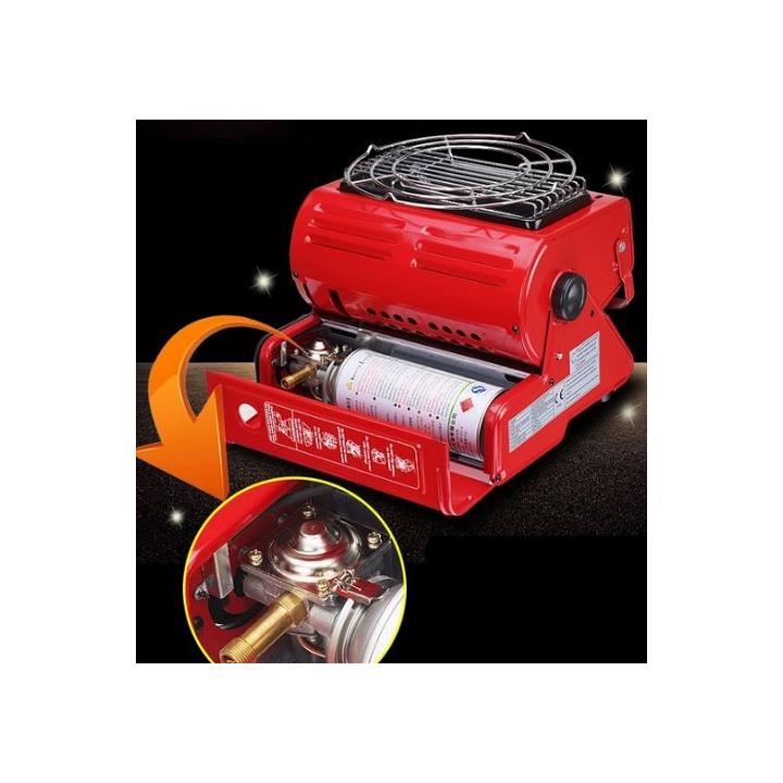 Фото Портативный газовый обогреватель 2в1 YANCHUAN YC-808B с адаптером для бытового баллона.  - Магазин MASMART