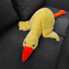 Фото Игрушка с пледом Гусь-обнимусь 90 см желтый  - Магазин MASMART