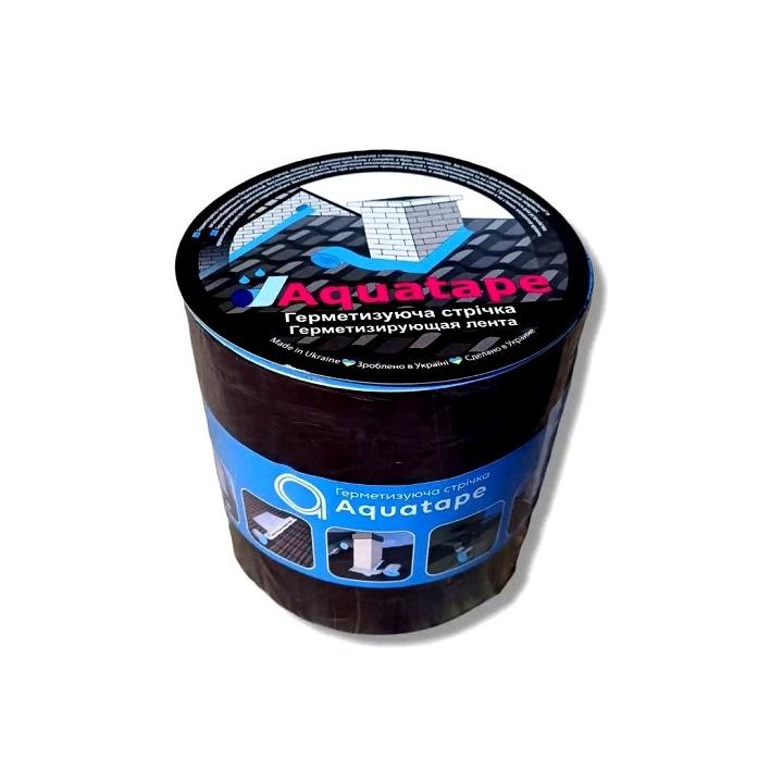 Фото Герметизирующая лента AQUATAPE Brown 100 мм х 10 м коричневый - Магазин MASMART