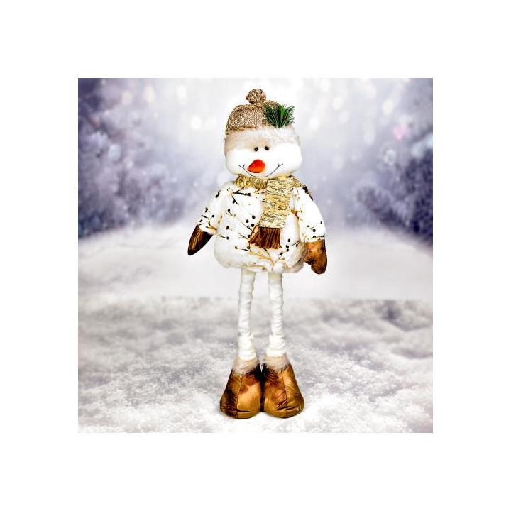 Фото Фігура новорічна Snowman 88 см (ноги-телескоп)  - Магазин MASMART