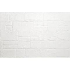 Фото Декоративная 3D панель ПВХ Камень белый 650х1000х0,3мм  - Магазин MASMART