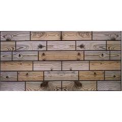 Фото Декоративная 3D панель ПВХ под дерево 960х480х0,5 мм  - Магазин MASMART