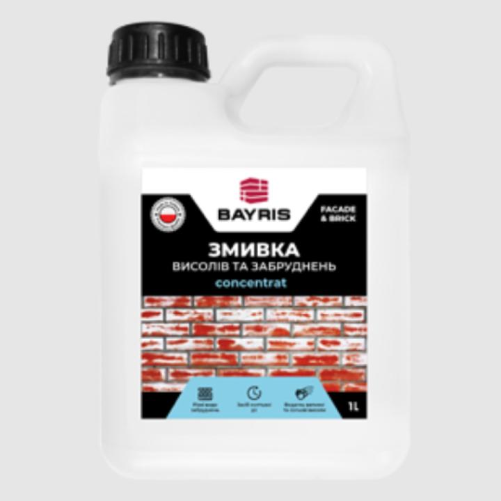 Фото Эмульсия-концентрат для удаления высолов и загрязнений Байрис 1л - Магазин MASMART