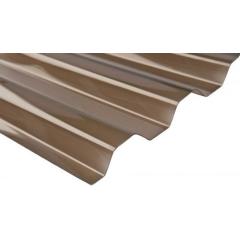Фото Лист ПВХ Ондуклер 76/18 2х0,9м бронза трапеция 0,8мм  - Магазин MASMART