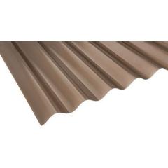 Фото Лист ПВХ Ондуклер 76/18 2х0,9м бронза хвиля 0,8мм  - Магазин MASMART