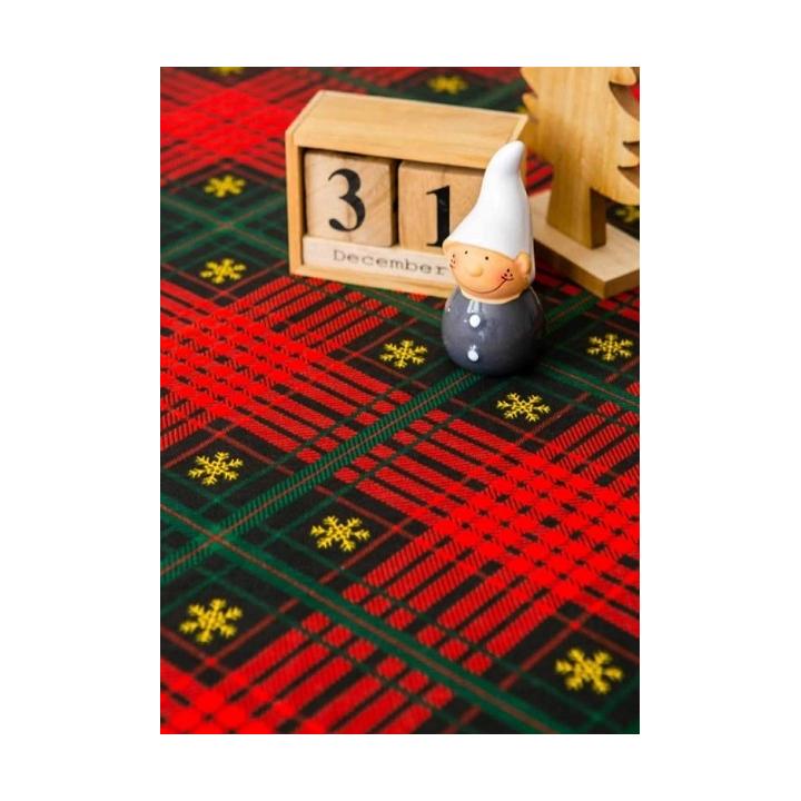 Фото Новогодняя скатерть с тефлоновым покрытием Рождественская 120х180  - Магазин MASMART