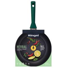 Фото Сковорода RINGEL Herbal глубокая с крышкой 22 см  - Магазин MASMART