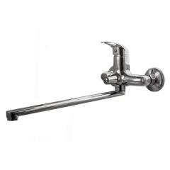 Фото Змішувач для ванни EcoMix Elit EM-208 з довгим відливом  - Магазин MASMART