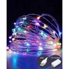 Фото Гирлянда электрическая РОСА 200 LED 20м multi (8 режимов...  - Магазин MASMART
