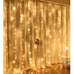 Фото Гірлянда на 240 діодів LED Водопад (Шторка) Warm 2/2м  - Магазин MASMART
