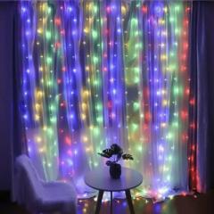 Фото Гирлянда на 240 диодов LED Водопад (Шторка) RGB 2/2м  - Магазин MASMART