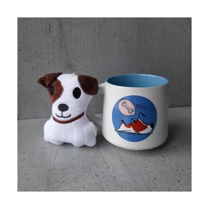Фото Чашка з іграшкою у подарунок Веселий собакен 360 мл - Магазин MASMART