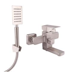 Фото Смеситель для ванны с коротким изливом Lidz (NKS) Kubis 006  - Магазин MASMART