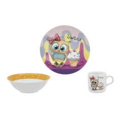Фото Набор детский Limited Edition (3 предмета) Sweet Owl C525...  - Магазин MASMART