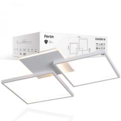 Фото Светильник LED с пультом Feron AL6300 90W 4100Lm квадрат...  - Магазин MASMART