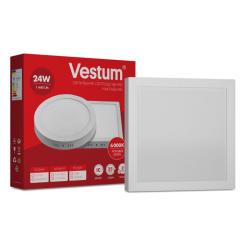 Фото Светильник LED накладной Vestum 24W 6000K (квадрат)  - Магазин MASMART