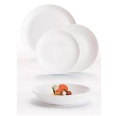 Фото Сервиз столовый LUMINARC Pampille WHITE 18 предметов...  - Магазин MASMART