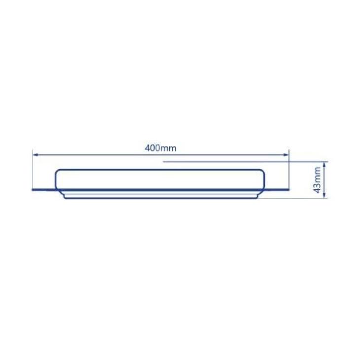 Фото Светильник LED Feron с пультом AL6080 SQUARE 70W квадратный 4480Lm 3000K-6000K 400х400х37mm - снято с производства  - Магазин MASMART