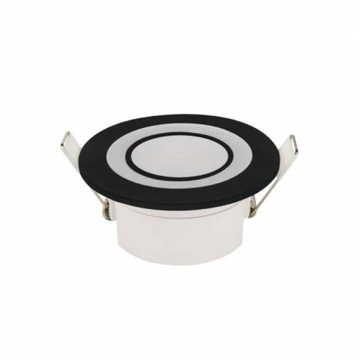 Фото Світильник точковий LED Horoz CARTER-5 5W 4200K 350Lm 170-265V 82мм чорний круг 016-072-0005-02 - Магазин MASMART