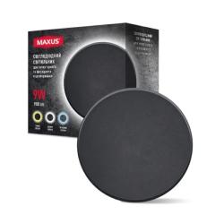 Фото Світильник LED MAXUS MWL 9W 3CCT IP65 BL Circle 1-MWL-9W-BLC  - Магазин MASMART