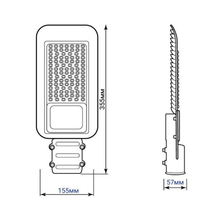 Фото Светильник консольный LED Feron SP3032 50W 6500K IP65 - снято с производства  - Магазин MASMART