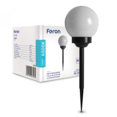Фото Светильник газонный LED Feron PL125 на солнечной батарее,...  - Магазин MASMART