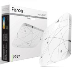 Фото Світильник LED Feron AL537 20W квадрат 1500Lm 4000K...  - Магазин MASMART