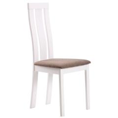 Фото Стілець обідній Йорк AMF білий/коричневий  - Магазин MASMART