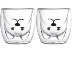 Фото Набір склянок ANIMALS VITTORA з подвійним дном 200 мл 2...  - Магазин MASMART