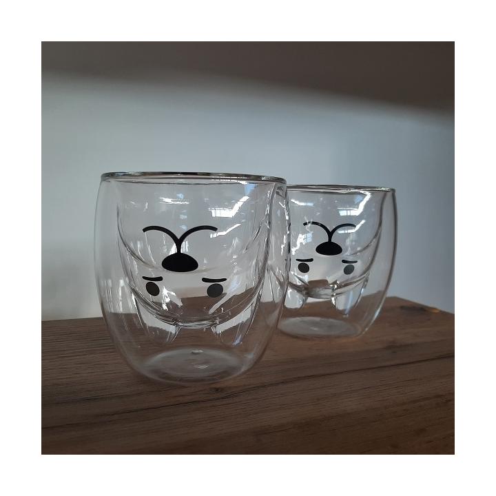 Фото Набір склянок ANIMALS VITTORA з подвійним дном 200 мл 2 ШТ VT-5403-200  - Магазин MASMART