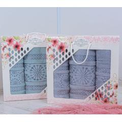 Фото Набор полотенец орнамент 3 шт  - Магазин MASMART