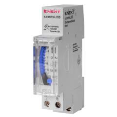Фото Реле часу електромеханічне 18 мм e.control.t03 E.Next  - Магазин MASMART