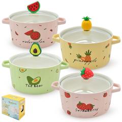 Фото Супница с крышкой Stenson Ягода R88397 800 мл керамическая  - Магазин MASMART