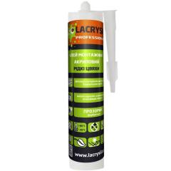 Фото Клей монтажный Lacrysil жидкие гвозди (прозрачный) 280 мл  - Магазин MASMART