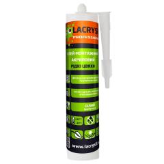 Фото Клей монтажный Lacrysil жидкие гвозди (белый) 280 мл  - Магазин MASMART
