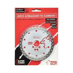 Фото Диск алмазний по каменю RedCut Super Turbo 125х22х23мм  - Магазин MASMART