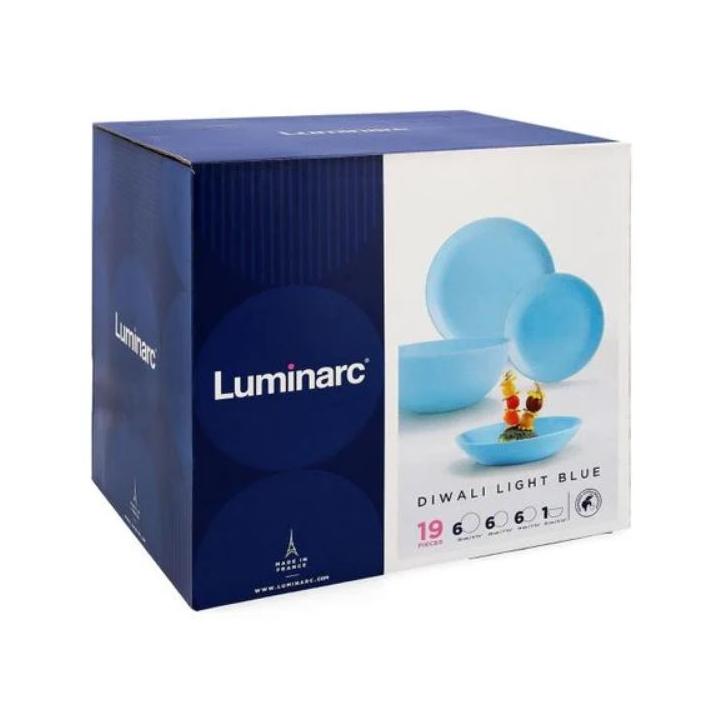 Фото Сервиз столовый LUMINARC Divali Light Blue 19 предметов  - Магазин MASMART