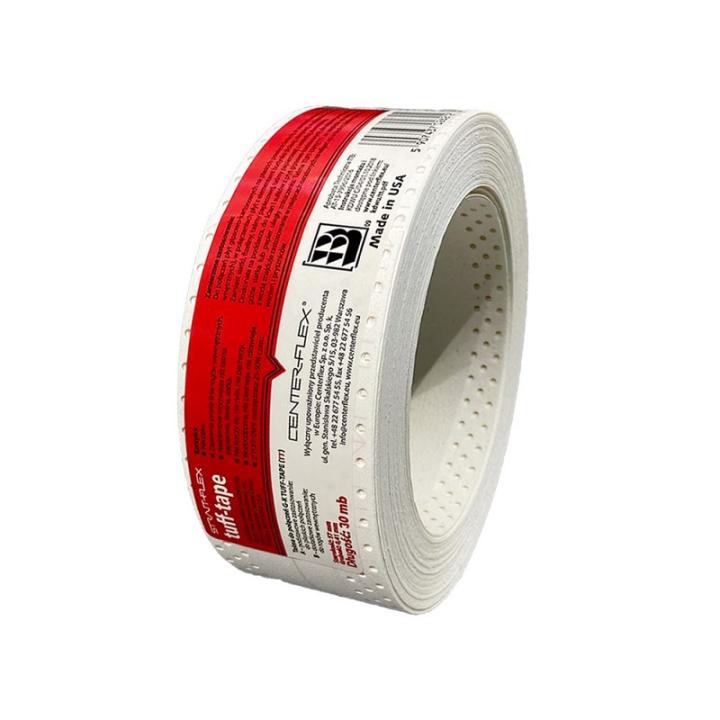 Фото Стрічка американка TUFF-TAPE (червона) Strait-Flex для швів та внутрішніх кутів г/к 57 мм x 30 м - Магазин MASMART