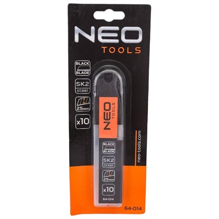Фото Лезвия сменные Neo tools SK2 25 мм черные 64-014  - Магазин MASMART
