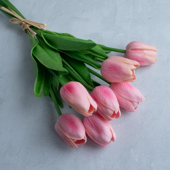 Фото Букет тюльпанов латекс 7 шт. (цвета в ассортименте) - Магазин MASMART